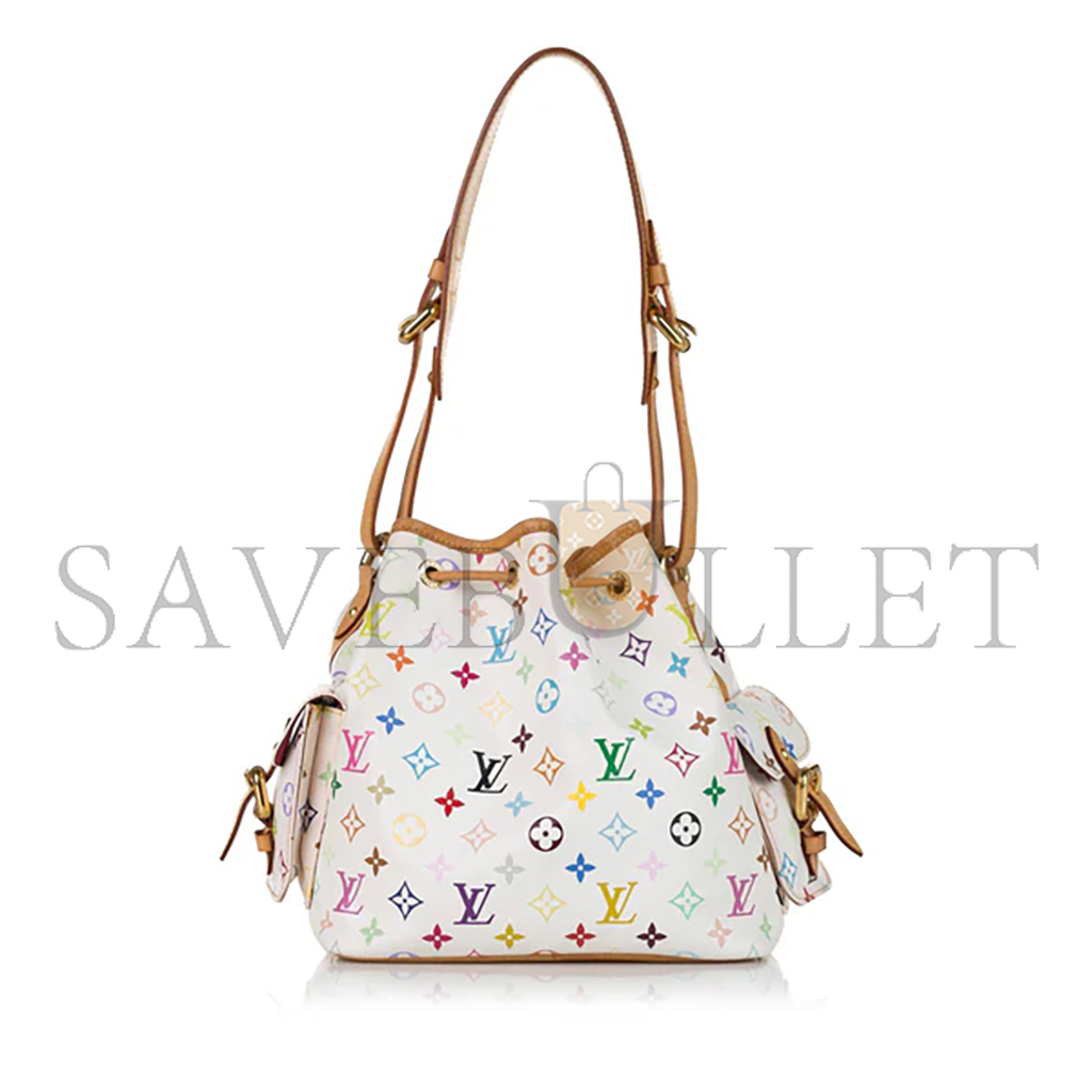 LOUIS VUITTON MONOGRAM MULTICOLOR PETIT NOE BLACK M42229 (27*24*18cm)